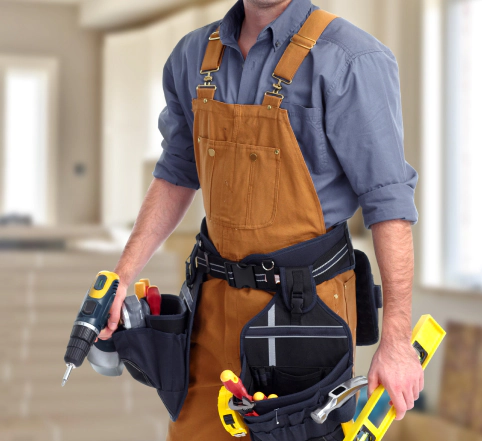 contractor with tools